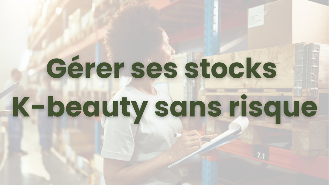 gestion stock grossiste skincare coréenne k-beauty Hanmi Supply Co