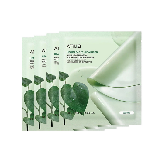 Heartleaf 70 Soothing Collagen Mask Anua Hanmi Supply Co